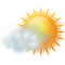 Cielo sereno con nuvole sparse